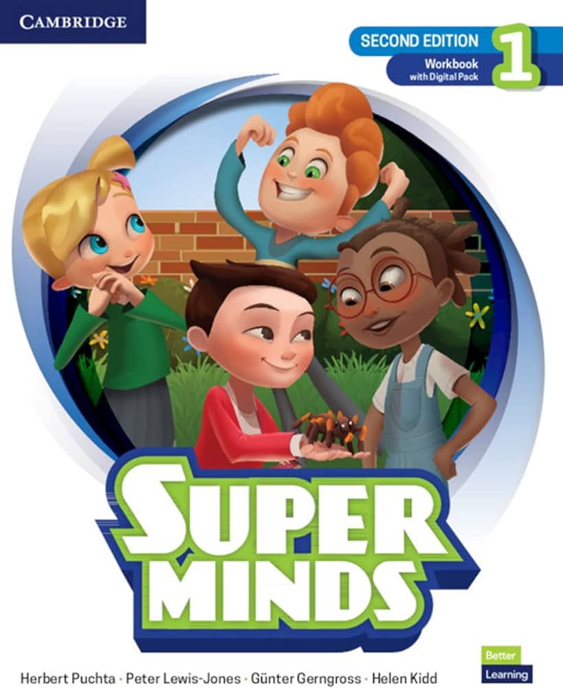 SUPER MINDS 1  WB W/DIGI PK