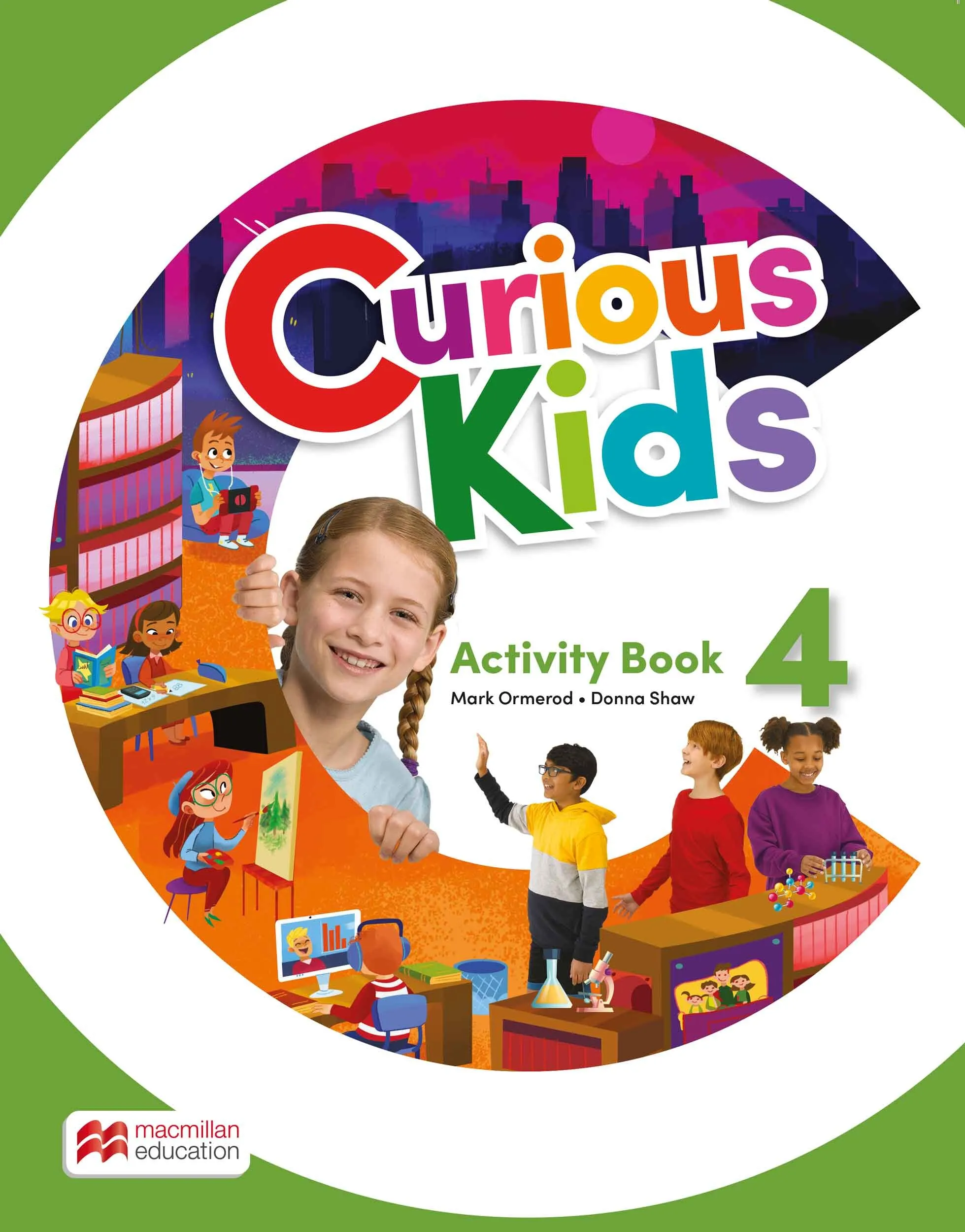CURIOUS KIDS 4 WKBOOK WITH DIG